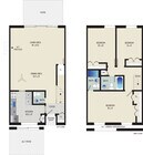 3BR/ 2.5 BA(Style ZG1) 1280 sq ft