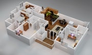 u-Shape kitchen layout