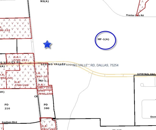 Zoning Map City of Dallas