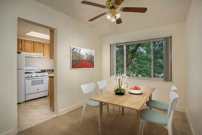 Dining area at Northwest Park Apartments in Silver Spring, MD