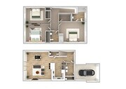 3 Bedroom | 2.5 Bath | 1510 SF