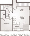1BR/1BA