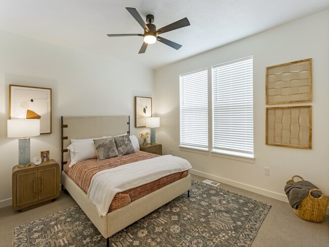 Large Bedroom with Bright Windows
