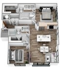 2 Bed / 2 Bath