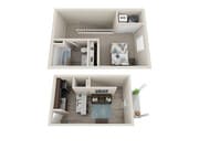C1 One Bedroom Townhome