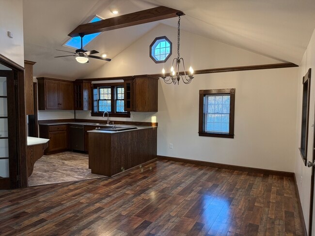 Open Kitchen & Dining Area - 3409 Main St Unit 2