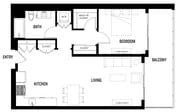 A6.N floor plan Rise Koreatown