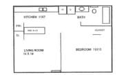 1BR/1BA