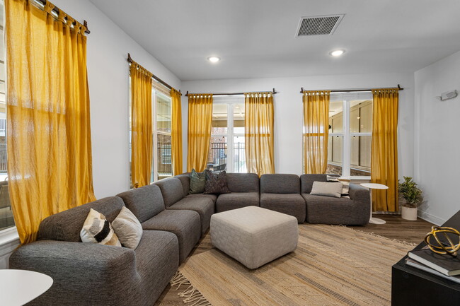 Clubhouse lounge area