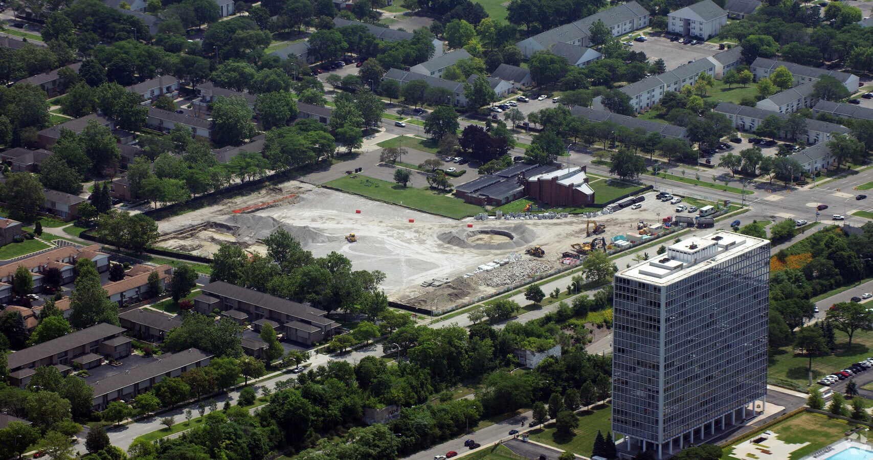 Aerial - The Townes at Pullman Parc