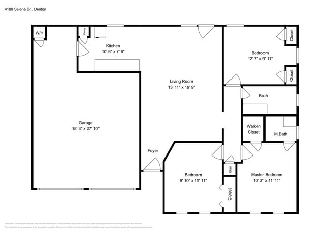 Photo - Charming 3-Bedroom Home with Covered Patio & 2-Car Garage in Denton, TX
