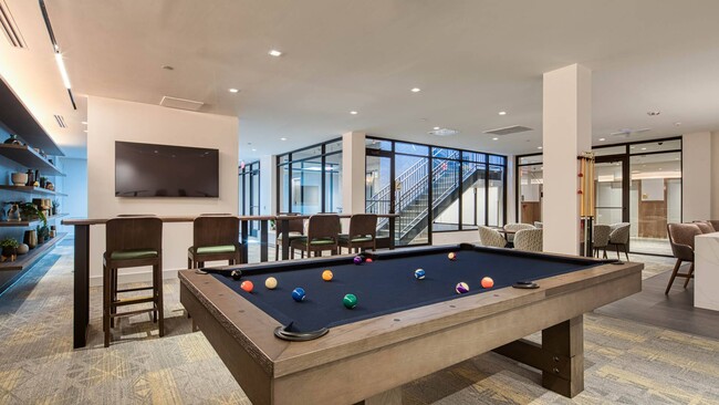 Billiards Table in the Clubhouse