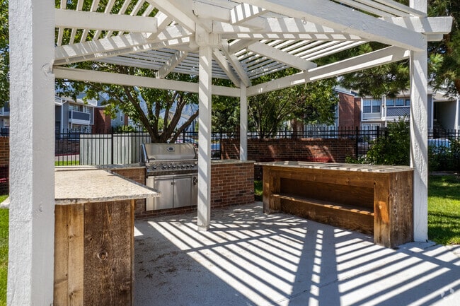 Pool Grilling Area