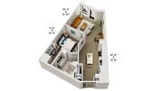 TH2 | 1x1 | 716 sq ft