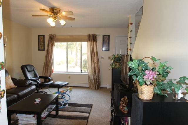 Living Room from Kitchen - 238 Base Hill Rd