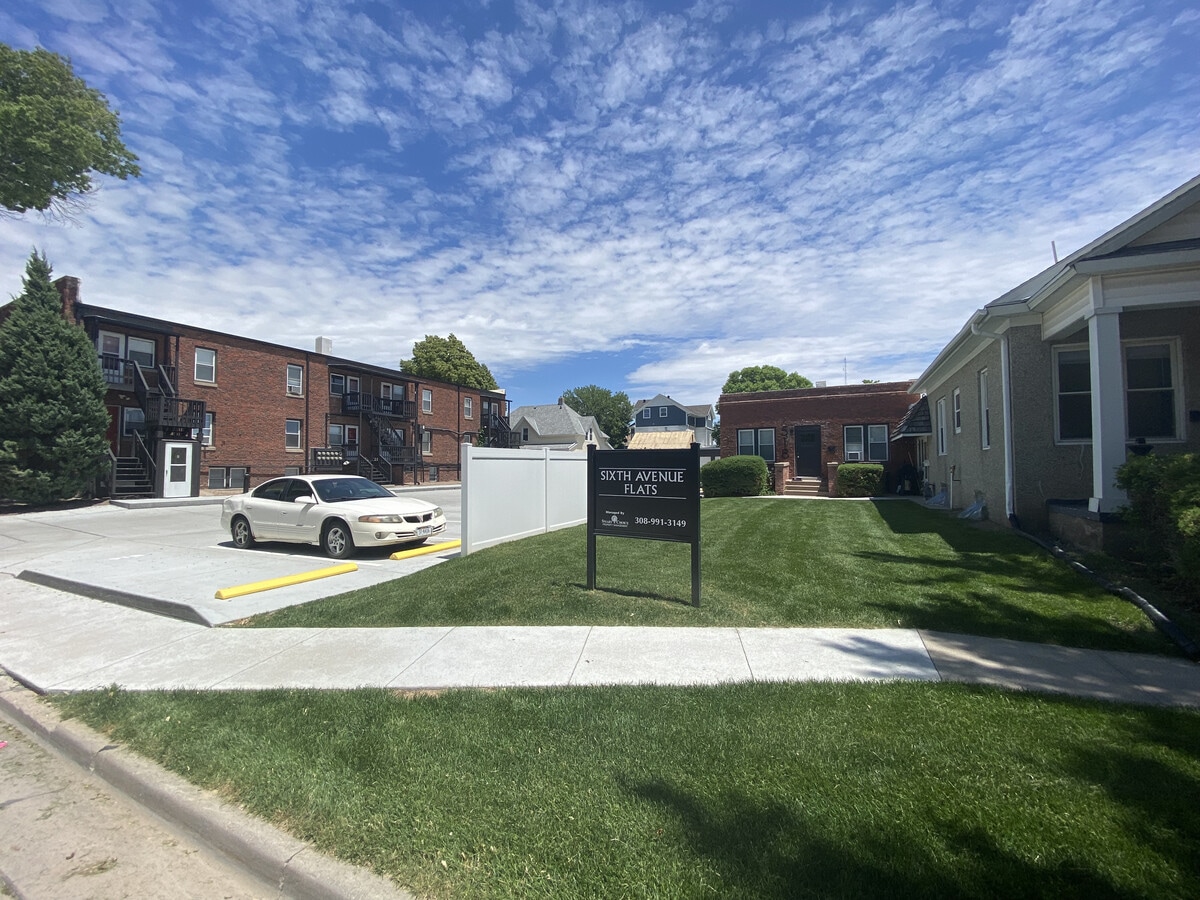 Rear of the building - 6th Ave Flats