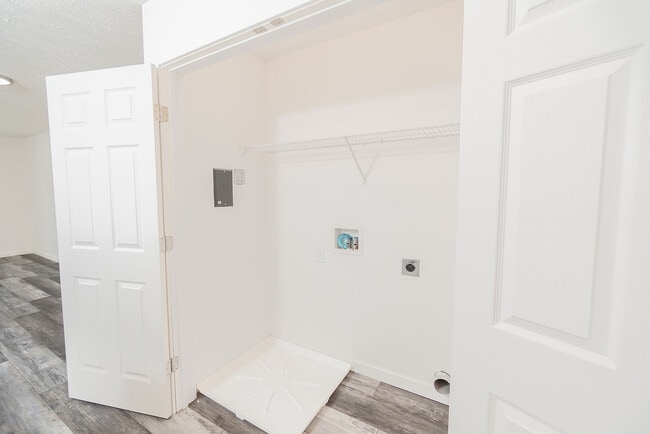 Laundry Closet with Washer/Dryer Connections