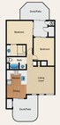 2BR/1.5BA