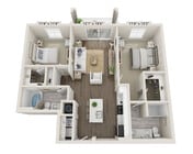 B1 floor plan The Palms at Cape Coral