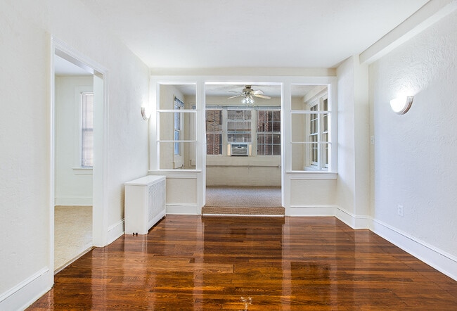Living and sunroom (virtually staged)