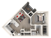 1 Bedroom | 1 Bedroom | 778 SF
