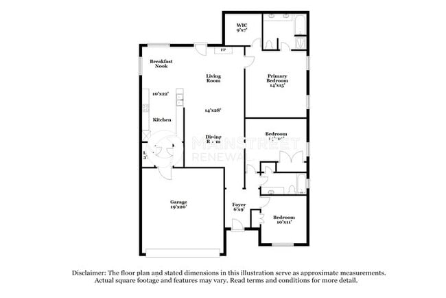 Photo - 3 Bedroom Pet-Friendly Home in STERRETT, AL with Main Street Renewal