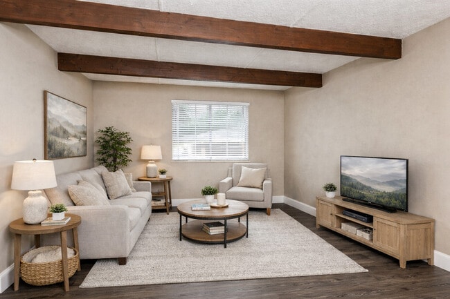 One Bedroom - Living Room - Hilliard Square