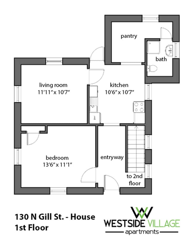 130 N Gill St Unit House