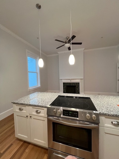 Open kitchen/living room