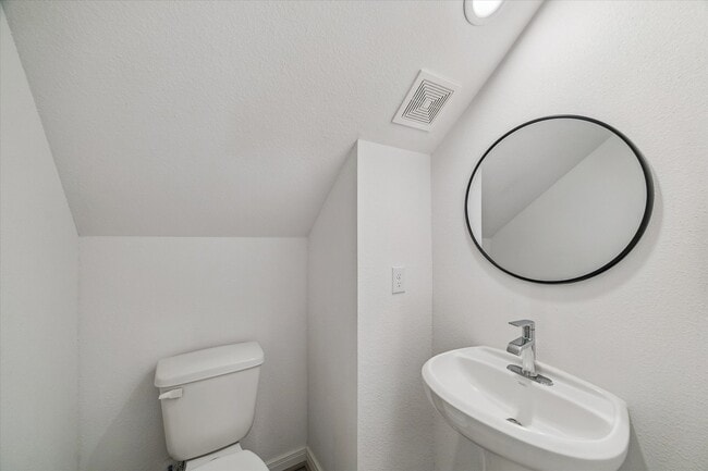 Half-bath on the first floor