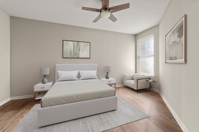 Refúgiese en un dormitorio diseñado para la relajación. - Farrington Midtown