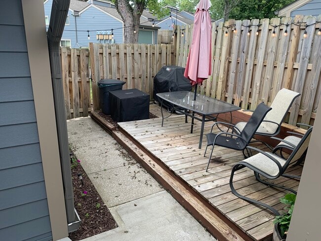 Front entrance deck with pov from front door - 197 Sugarwood Ln Unit 197