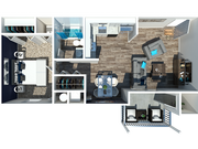 1 Bedroom 684