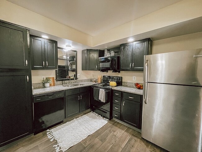 Kitchen with Granite Countertops