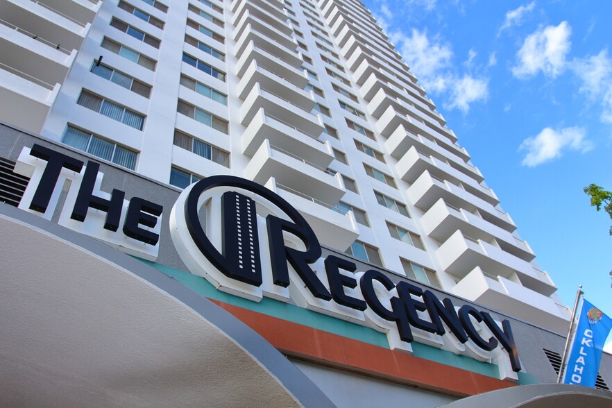The Regency Front Sign