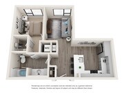 Hydrus - 1 Bed, 1 Bath, 641 sq. ft.