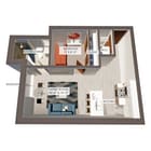 1Bed/1Bath