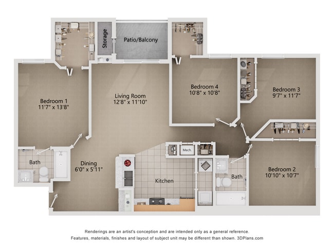 Westcott_4Bed_2Bath_1456 sq ft