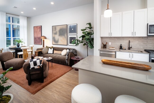 Upgrade Collection kitchen and living area with hard-surface vinyl plank flooring