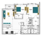 The Quincy - Two Bedroom Two Bathroom