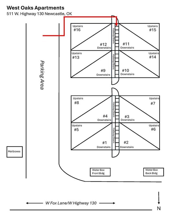 Photo - COMING SOON! West Oaks 2 Bed/1 Bath Second Floor Apt in Newcastle! Unidad 511 W. Highway 130 #15