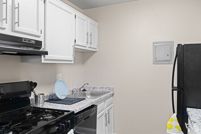 1BR, 1BA - 650SF - Kitchen - Holly Spring Meadows