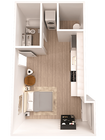 The Incandescent - Studio G Floorplan