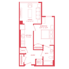 A2 | 1x1 | 601 sq ft