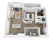 A8 floor plan Rivette Tower