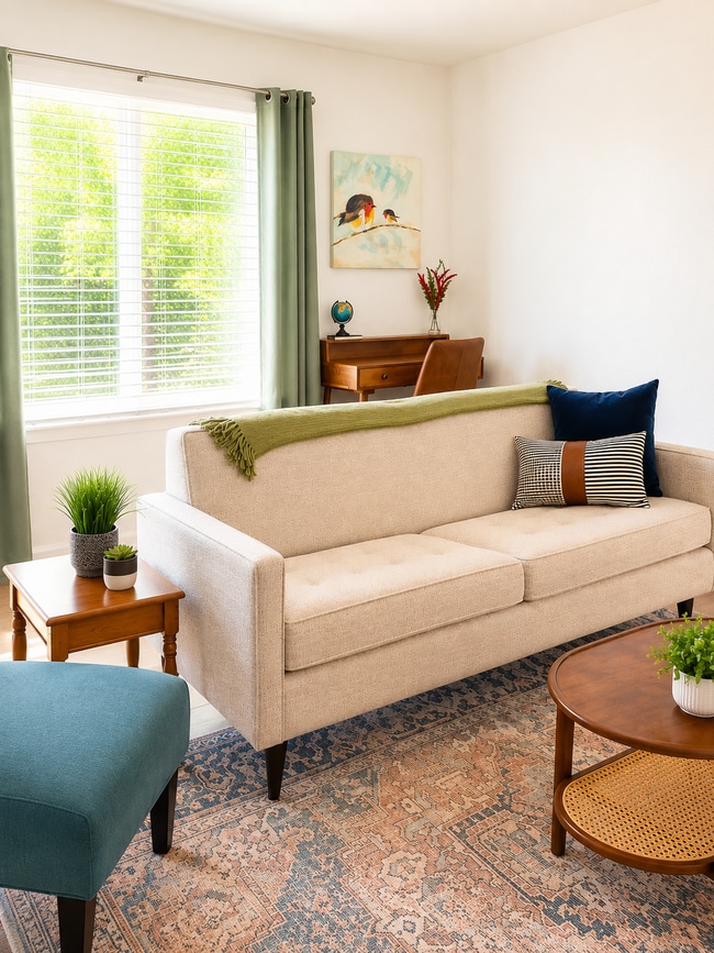 Extra seating for effortless conversations.