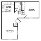1BR/1BA