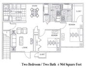 2BR/2BA