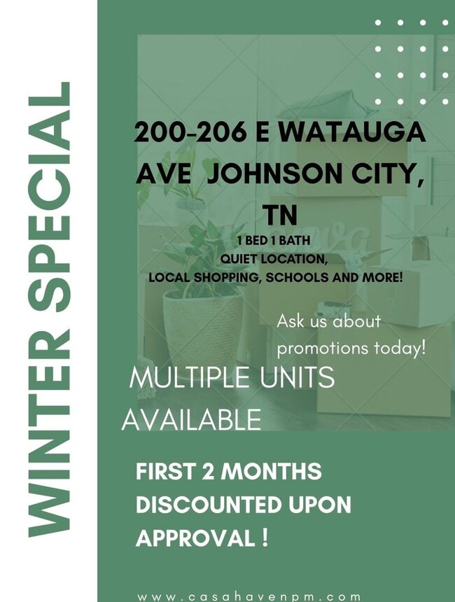 Building Photo - Newly Renovated 1 Bedroom in the Heart of Johnson City! Unit 204 E Watauga - 1