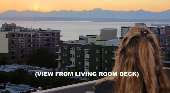 Westerly View from your very large deck - 2201 3rd Ave Condo Unit 1103